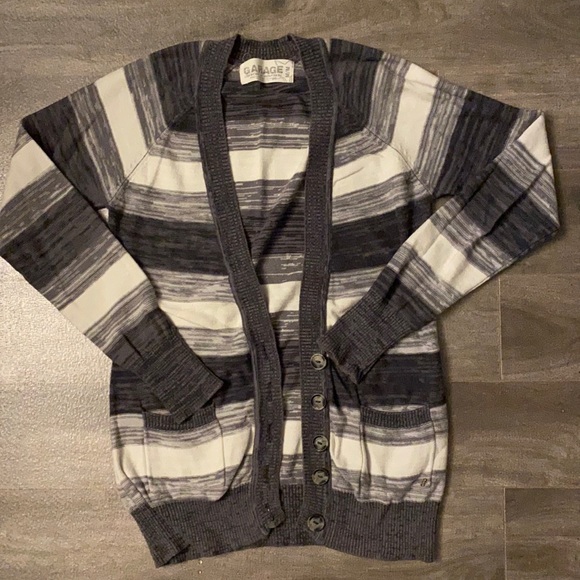 Women’s Garage long cardigan - stripes - Picture 1 of 6